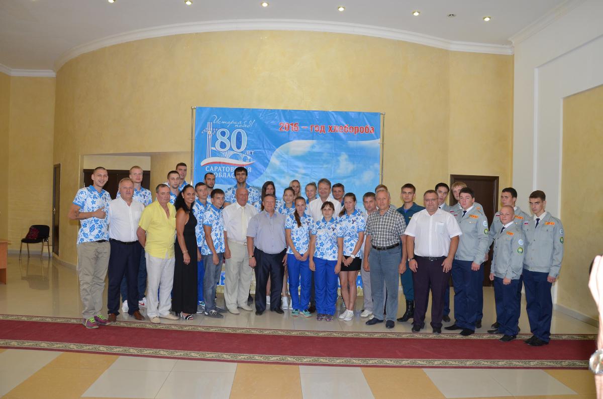 The exhibition of scientific and sporting achievements were held by the Government of Saratov region