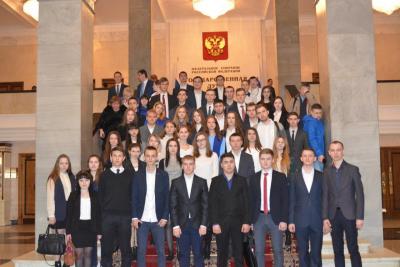 The winners of the project "My Choice: Higher Student school of parliamentarism" visited the  excursion arranged by Nikolai Pankov